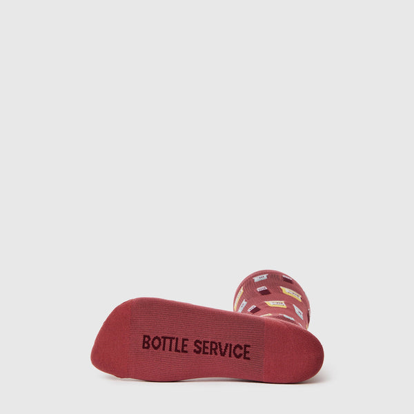 Women's Mauve Bottle Service - Compression Socks