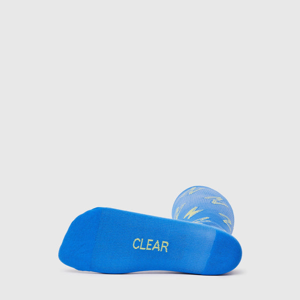 men's Royal Blue Clear - Compression Socks