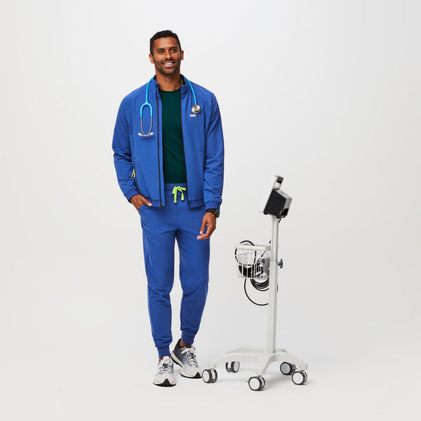 men's Winning Blue Cobaki - Performance Scrub Jacket