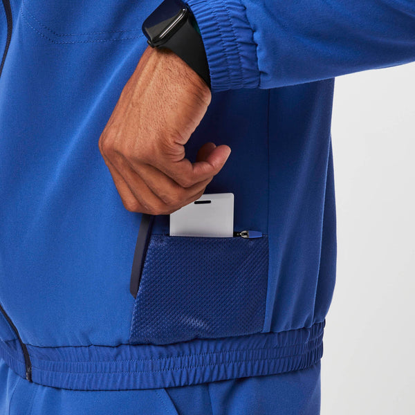 men's Winning Blue Cobaki - Performance Scrub Jacket