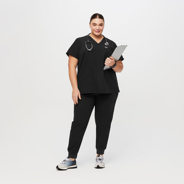 women's Black Catarina™-  Scrub Top (3XL - 6XL)