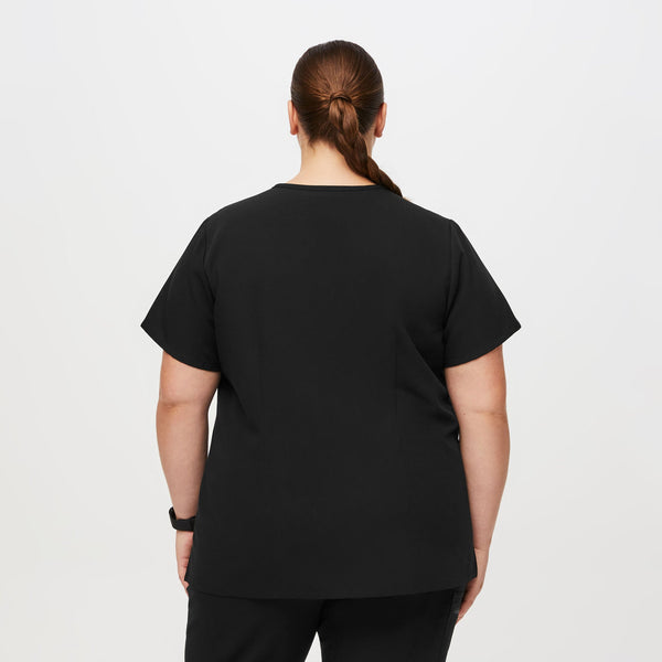 women's Black Catarina™-  Scrub Top (3XL - 6XL)