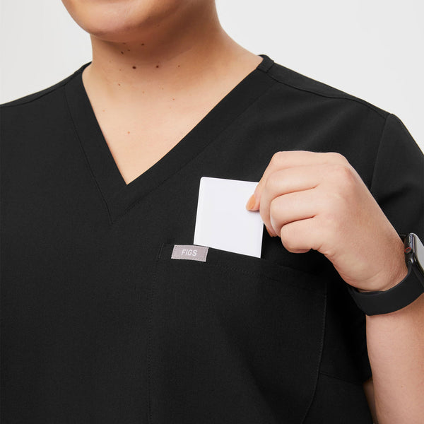 women's Black Catarina™-  Scrub Top (3XL - 6XL)