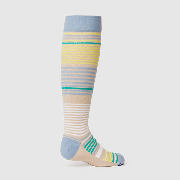 women's Bone Multi Stripe - Compression Socks