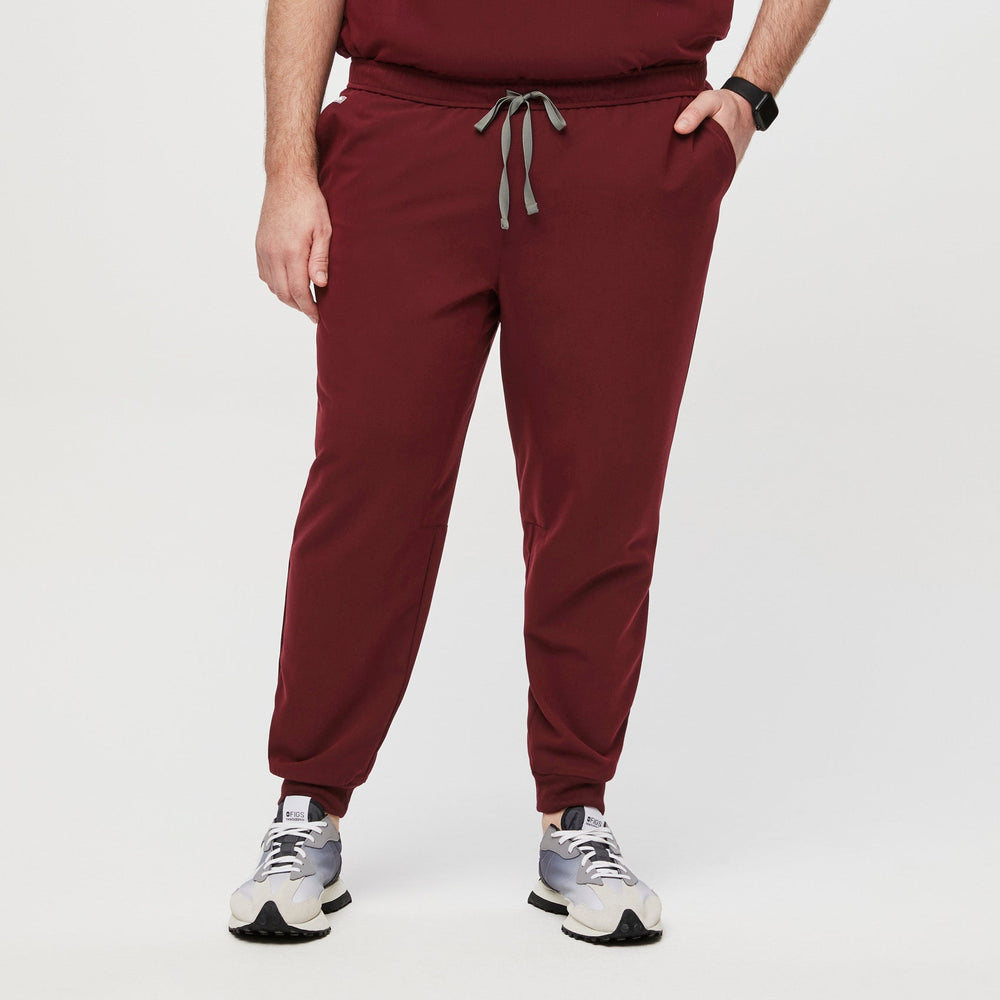 men's Burgundy Tansen™ - Tall Jogger Scrub Pant (3XL - 6XL)