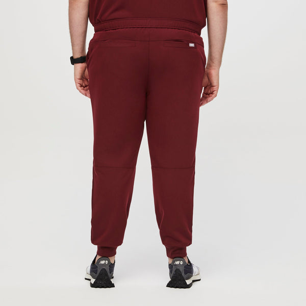 men's Burgundy Tansen™ - Short Jogger Scrub Pant (3XL - 6XL)