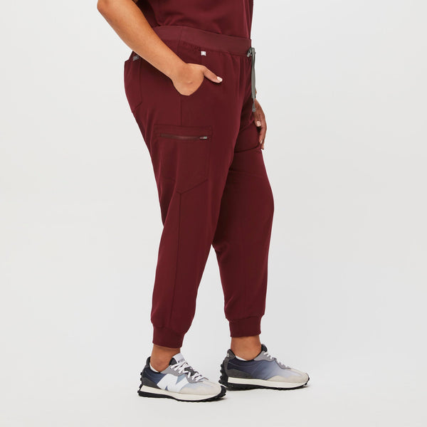 women's Burgundy Zamora™ - Jogger Scrub Pant (3XL - 6XL)