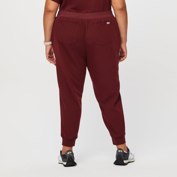 women's Burgundy Zamora™ - Tall Jogger Scrub Pant (3XL - 6XL)