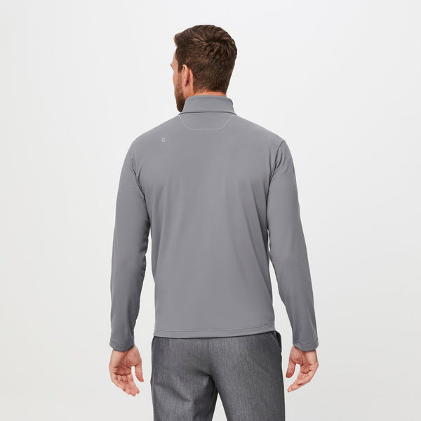 men's Graphite ContourKnit Scrub Jacket