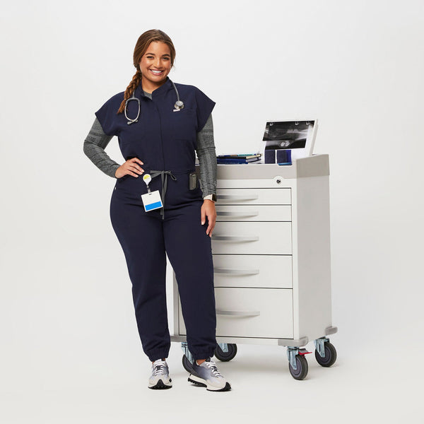 women's Navy Rafaela Cargo - ScrubJumpsuit™