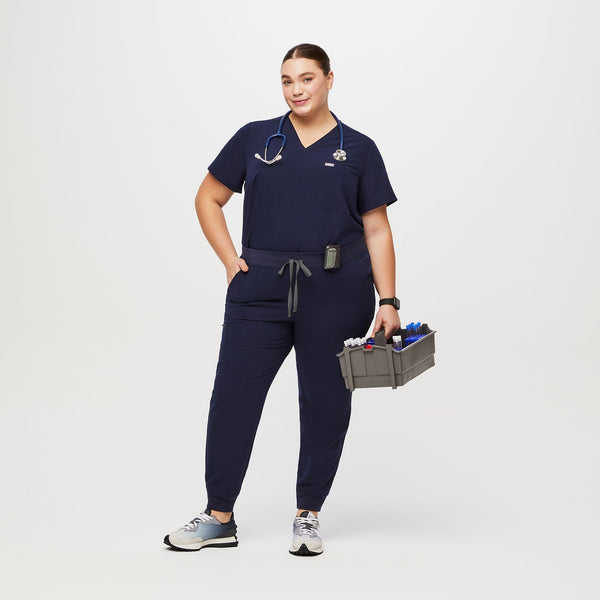 women's Navy Zamora™ - Tall Jogger Scrub Pant (3XL - 6XL)