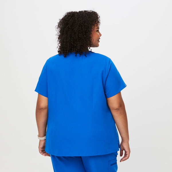 women's Royal Blue Catarina™-  Scrub Top (3XL - 6XL)
