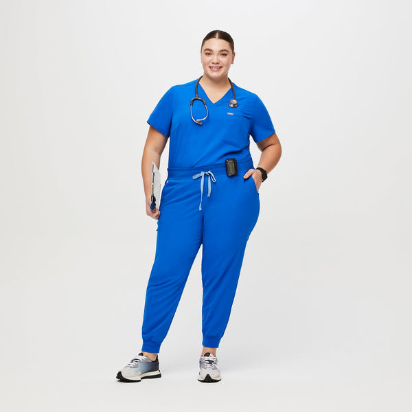 women's Royal Blue Zamora™ - Tall Jogger Scrub Pant (3XL - 6XL)