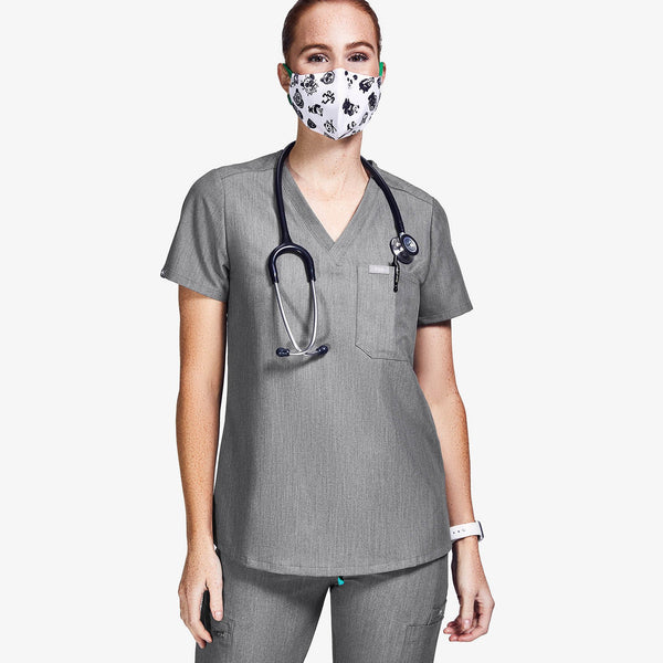 White FIGS | RxArt Panda - FIONx™ Protective Face Mask