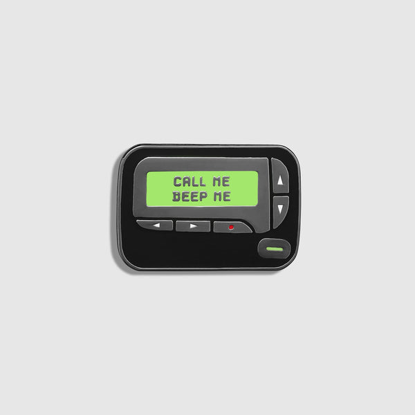 FIGS | V Coterie Call Me Beep Me - Enamel Pin