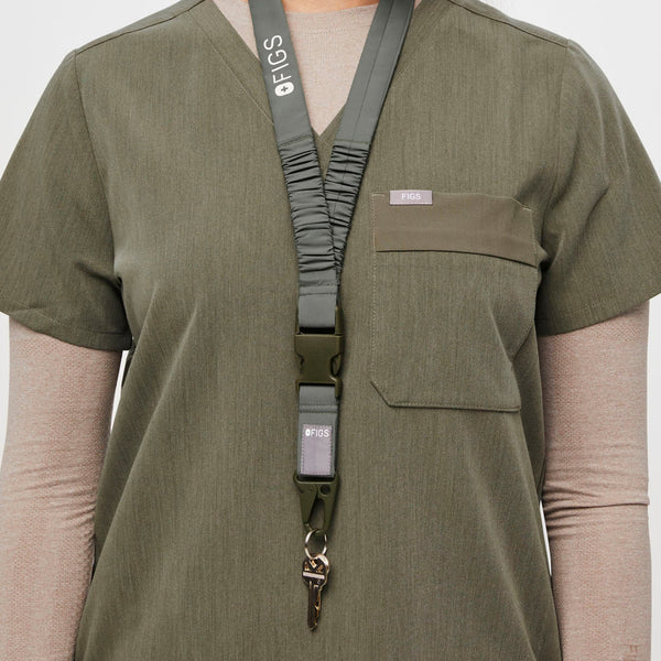Heather Olive FIGS Lanyard