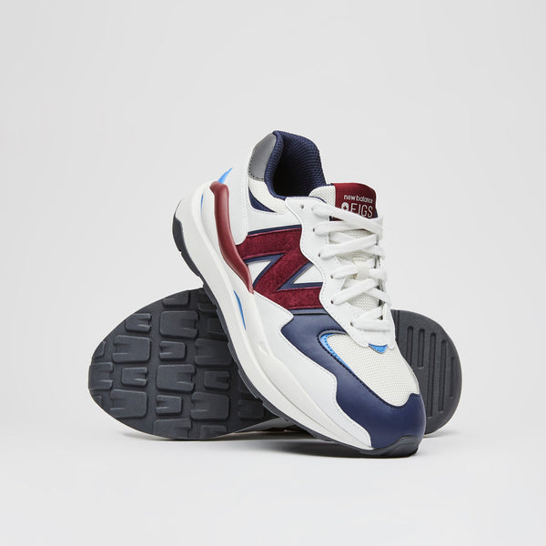 unisex Optic White/Navy FIGS | New Balance 5740
