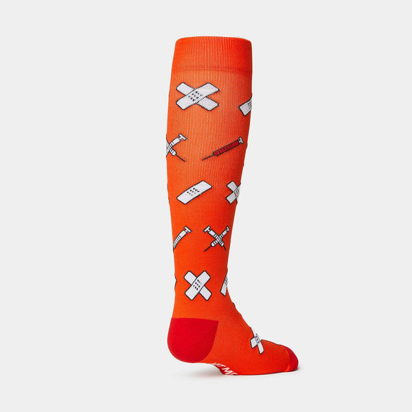 women's Sunset Orange Best Shot - Compression Socks