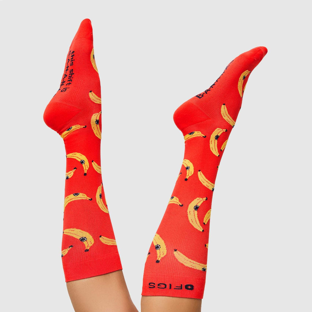 women's Bittersweet Bananas - Compression Socks
