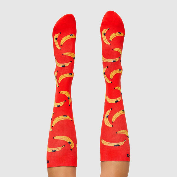 women's Bittersweet Bananas - Compression Socks