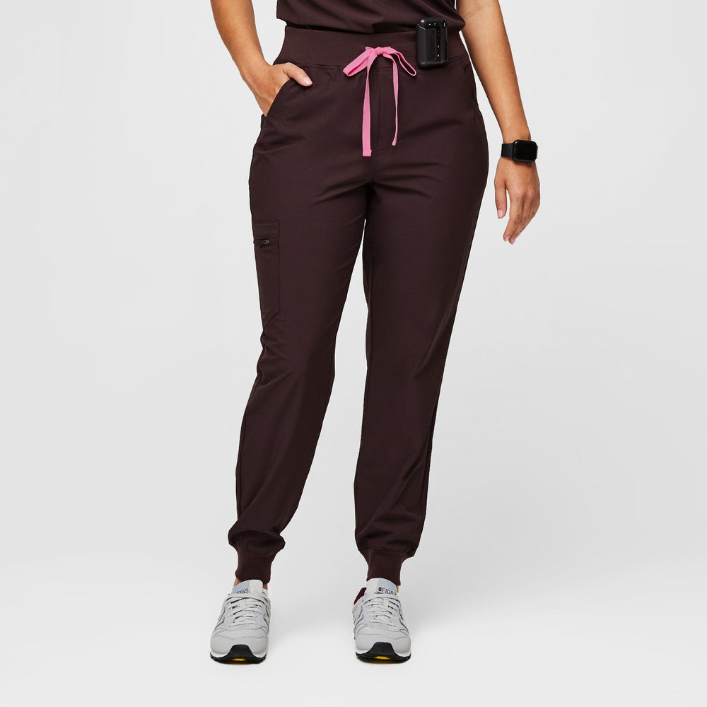 women's Dark Fig Zamora™ High-Rise  FREEx™ - Tall Jogger Scrub Pant 2.0