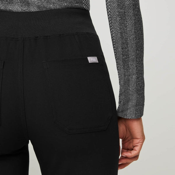 women's Black Livingston High-Rise - Tall Straight-Leg Scrub Pant™