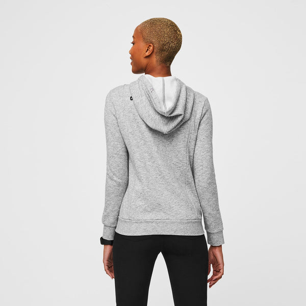 Women's Heather Grey Essential Hoodie