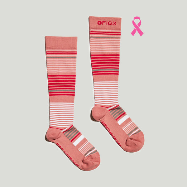 women's Quartz Multi Stripe - Compression Socks