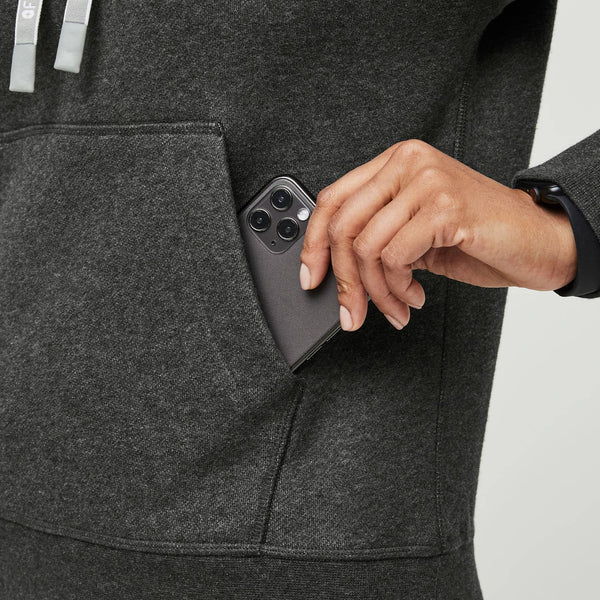 women's Heather Charcoal Off-Shift™ - Hoodie Sweatshirt