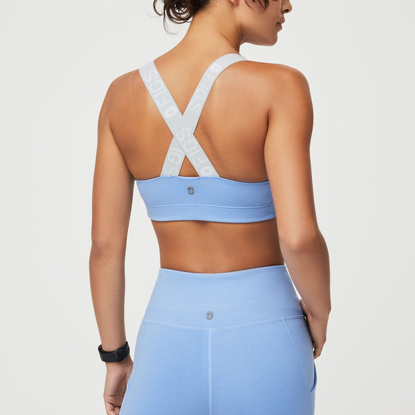 women's Ceil Blue 300 Performance Sports Bra