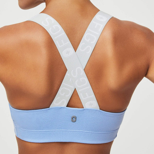 women's Ceil Blue 300 Performance Sports Bra