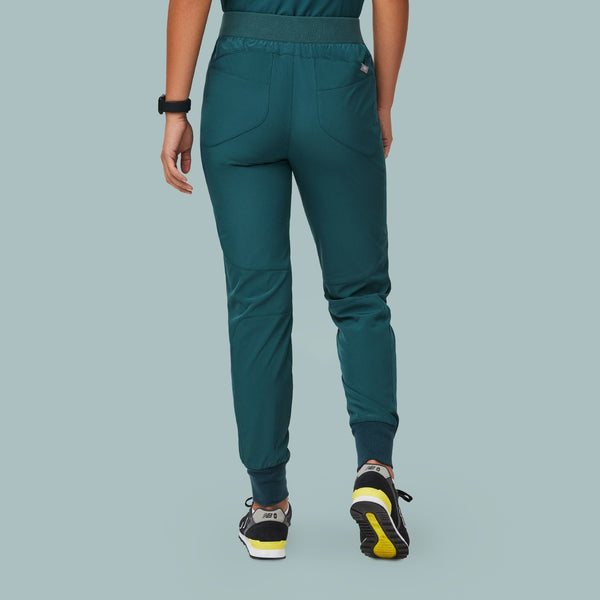 women's Caribbean Blue Callao FREEx™ - Petite Jogger Scrub Pant