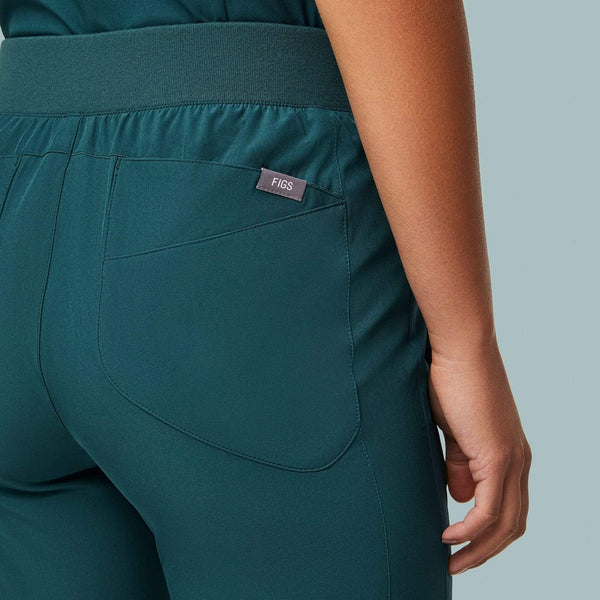 women's Caribbean Blue Callao FREEx™ - Petite Jogger Scrub Pant