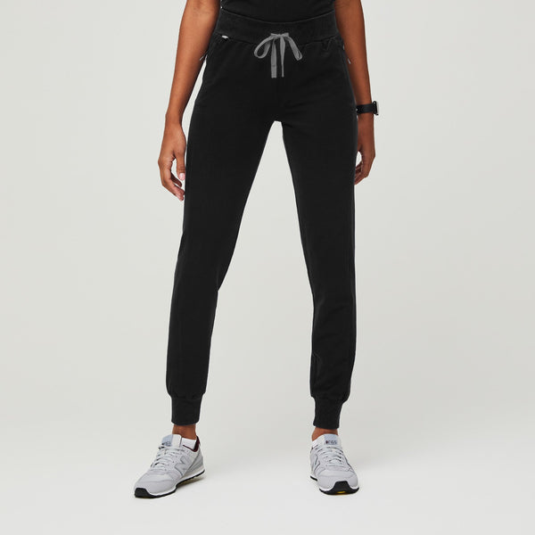 women's Black Cambridge - Slim Jogger Scrub Pant
