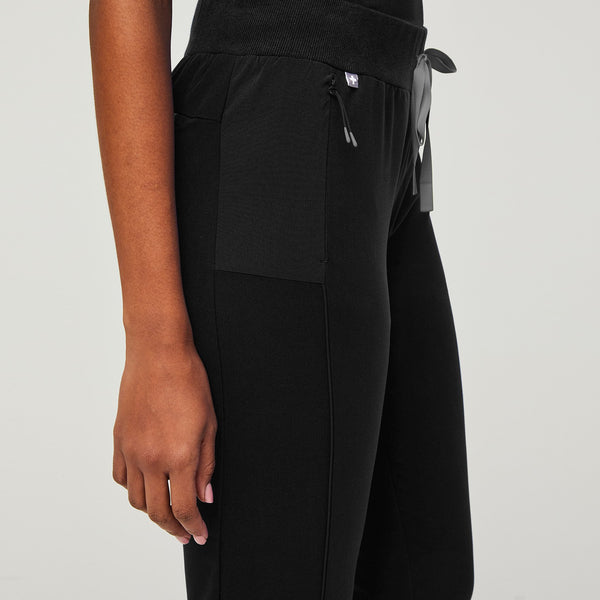 women's Black Cambridge - Tall Slim Jogger Scrub Pant