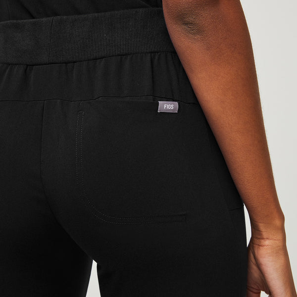 women's Black Cambridge - Tall Slim Jogger Scrub Pant