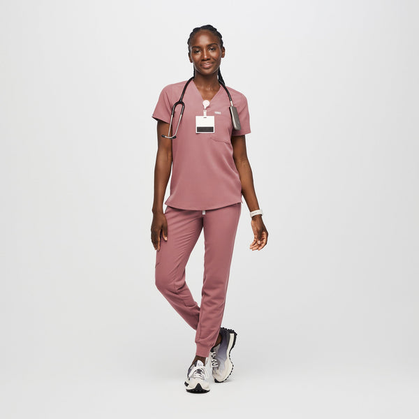 women's Mauve Catarina™-  Scrub Top (3XL - 6XL)