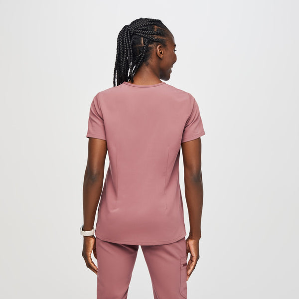 women's Mauve Catarina™-  Scrub Top (3XL - 6XL)