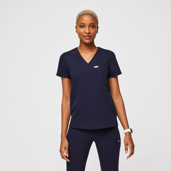 Women's Navy Catarina Scrub Top™