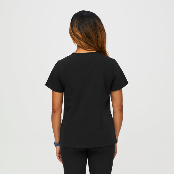 women's Black Petite Catarina Scrub Top™