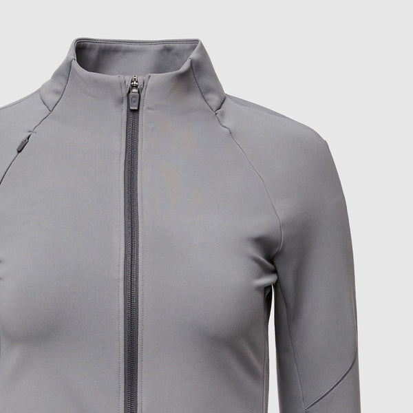 women's Graphite ContourKnit Scrub Jacket