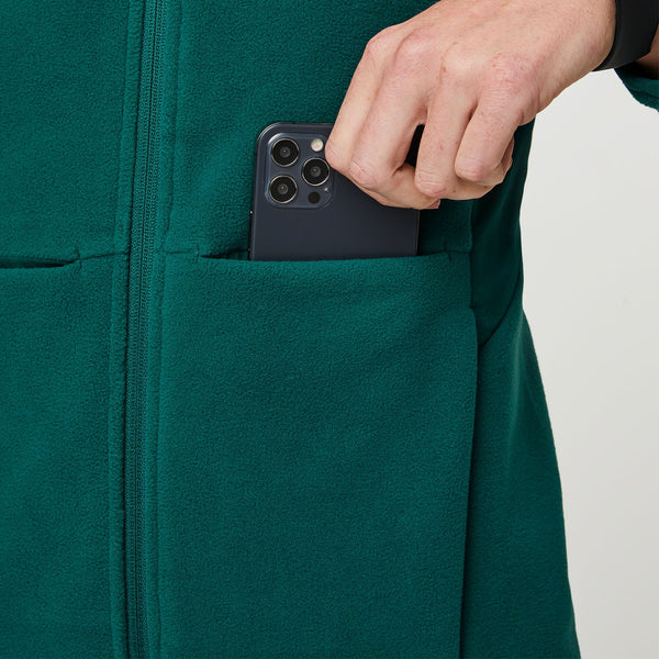 women's Amazon Green FIGS On-Shift™ - Performance Fleece Jacket