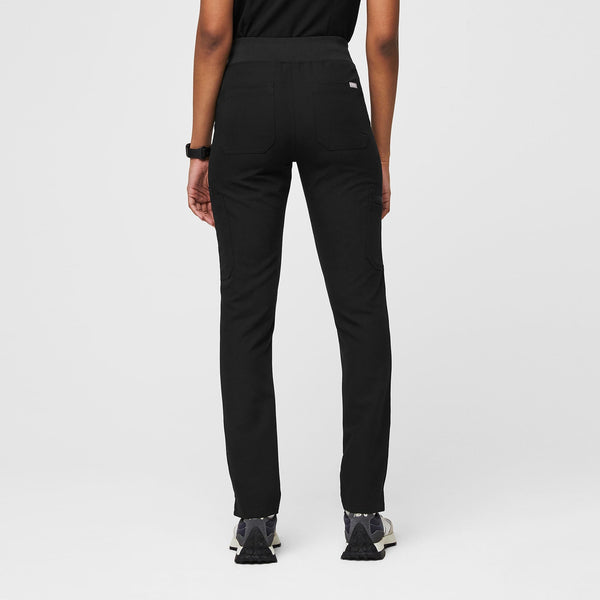 women's Black Yola High-Rise Slim 2.0 -  Scrub Pant