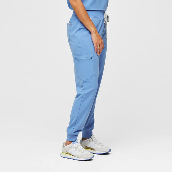women's Ceil Blue Zamora™ High-Rise - Petite Jogger Scrub Pant