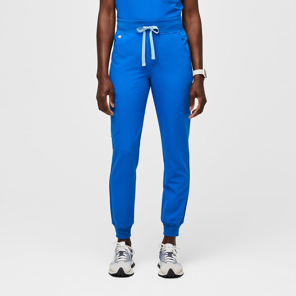 women's Royal Blue Zamora™ High-Rise - Petite Jogger Scrub Pant