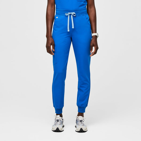 women's Royal Blue Zamora™ High-Rise - Petite Jogger Scrub Pant