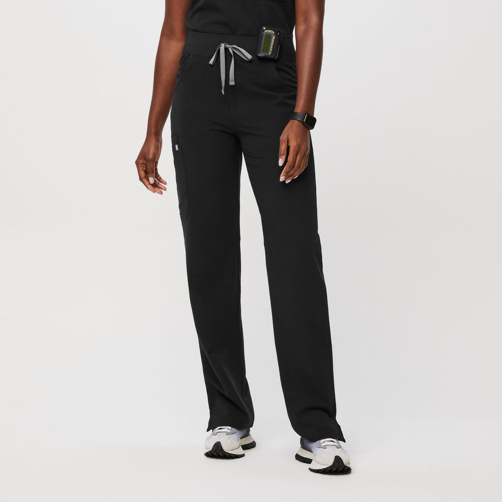 women's Black Kade High-Rise - Tall Straight-Leg Scrub Pant™
