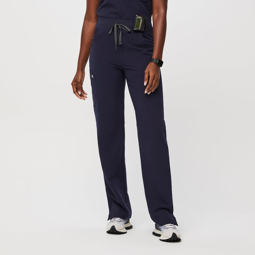 women's Navy Kade High-Rise - Tall Straight-Leg Scrub Pant™
