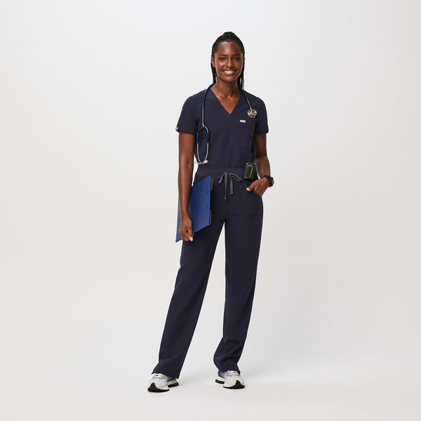 women's Navy Kade High-Rise - Tall Straight-Leg Scrub Pant™