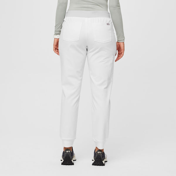 women's Optic White FIONxtra™ Zamora™ - Petite Jogger Scrub Pant 2.0